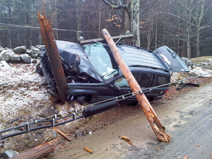 Vehicles Contacting Utility Poles: No Imminent Danger